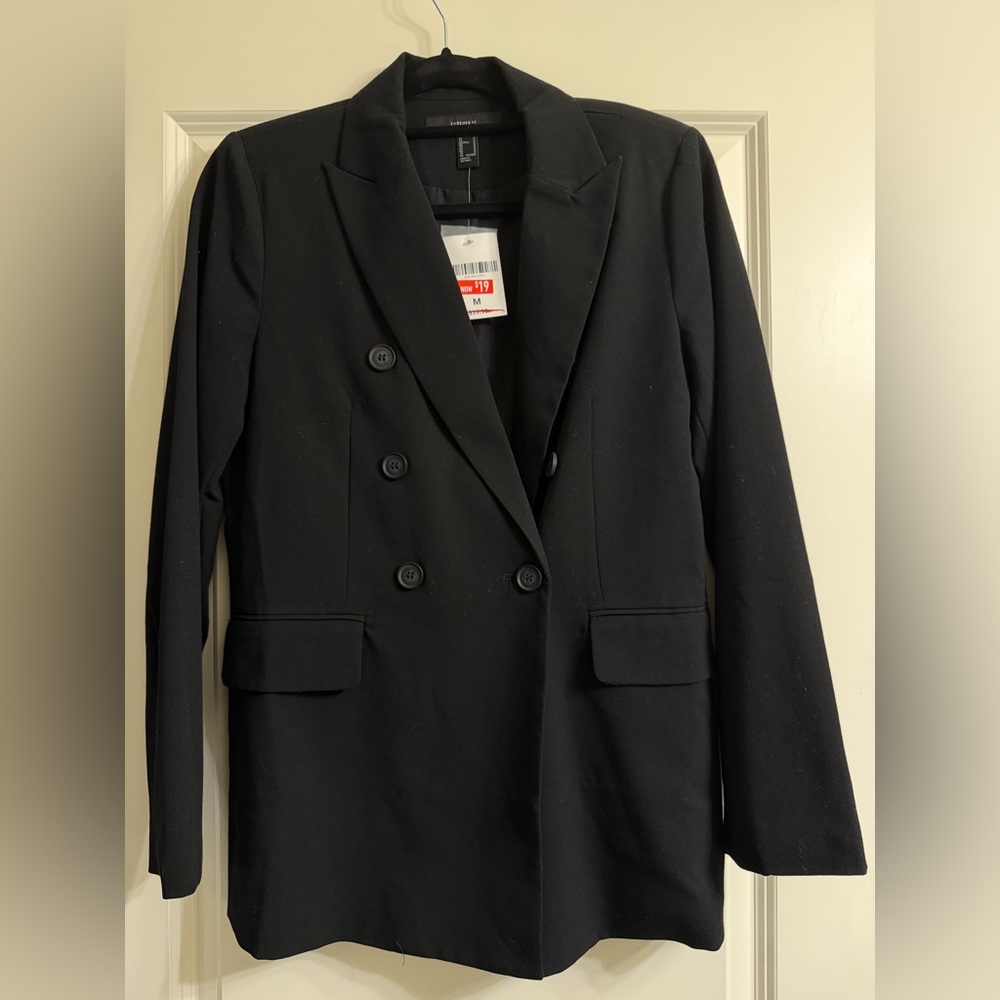 Forever 21 Classic Black Blazer